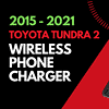 toyota tundra 2 wireless charger panel